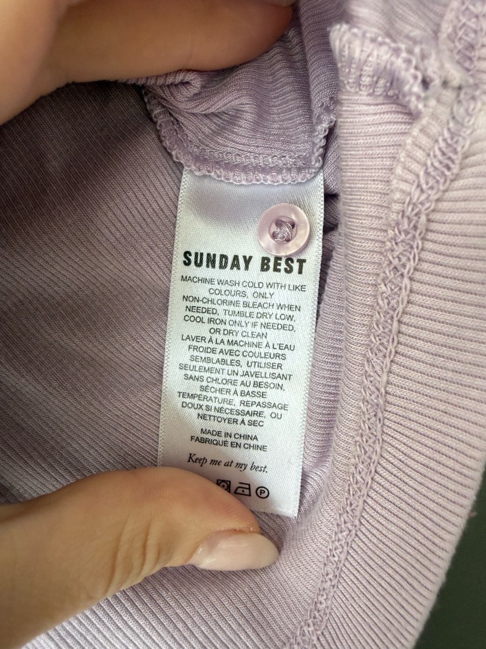 Aritzia Sunday Best Holly Crop Top Purple Size S LIKE NEW - Picture 6 of 10
